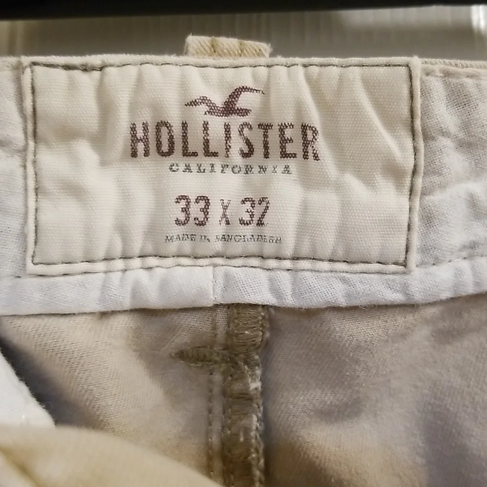 🌸2 for $15🌸 Hollister Slim Straight Chinos 33x32 - Picture 5 of 12